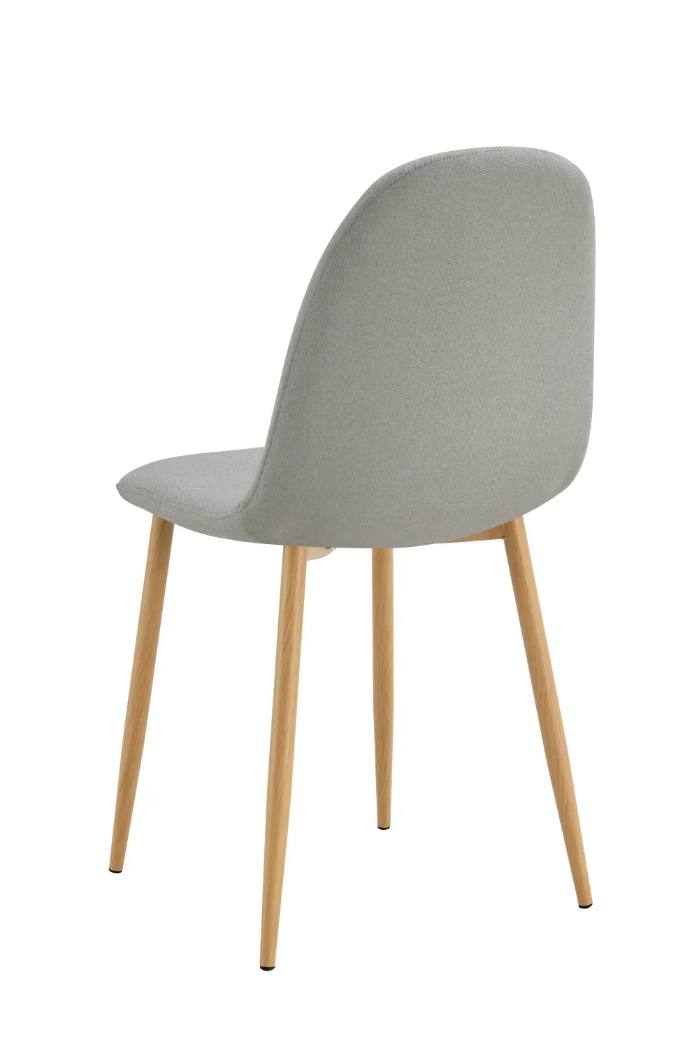Chaise SCANDINAVE pied BOIS tissu GRIS