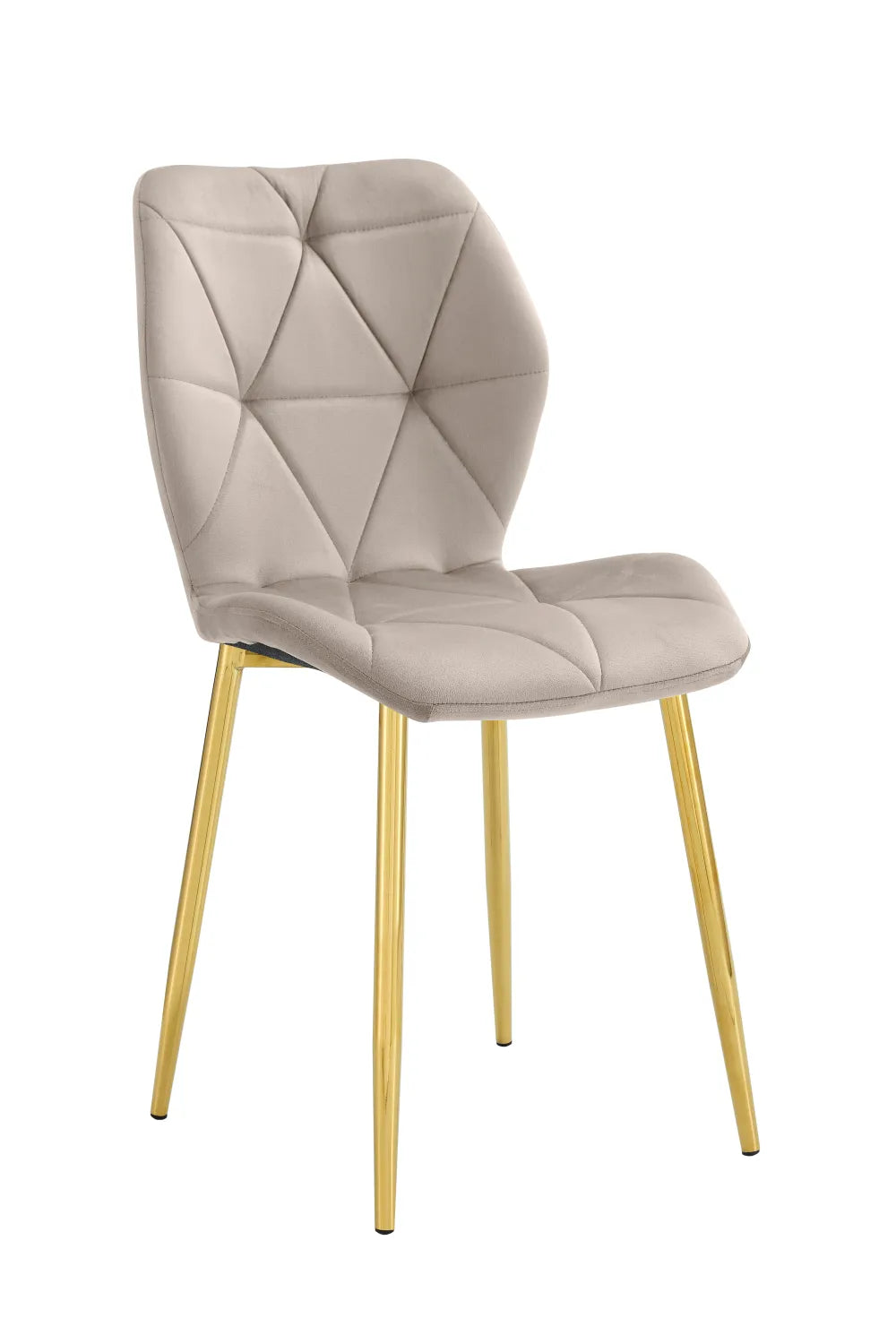 Chaise COQUILLAGE PIED GOLD BEIGE, TAUPE, ANTHRACITE, NOIR, VERT SAPIN