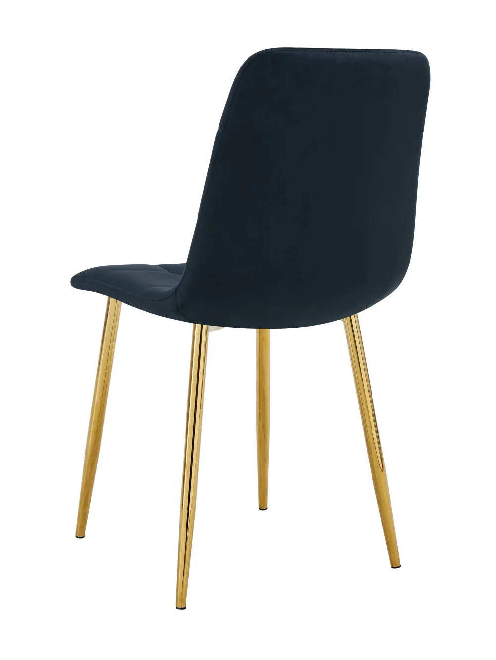 Chaise ELISA pied GOLD velours BEIGE, TAUPE, GRIS, ANTHRACITE et NOIR