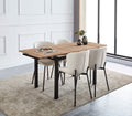 Table extensible à rallonge BORA CHENE GRIFFEE 110/170x70x75cm