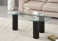 Table basse PYLONE plateau en verre