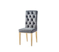 Chaise NEW NEVADA pied GOLD assise ANTHRACITE, MOKA et ECRU