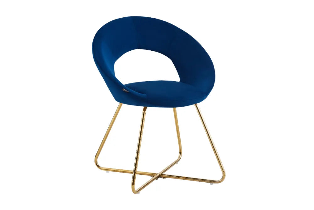 Chaise BUBBLE GOLD BLEU, BEIGE, GRIS, ECRU et MOKA
