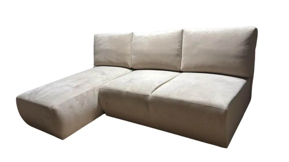 Canapé DYONISOS VELLUTO D'ANGLE BEIGE
